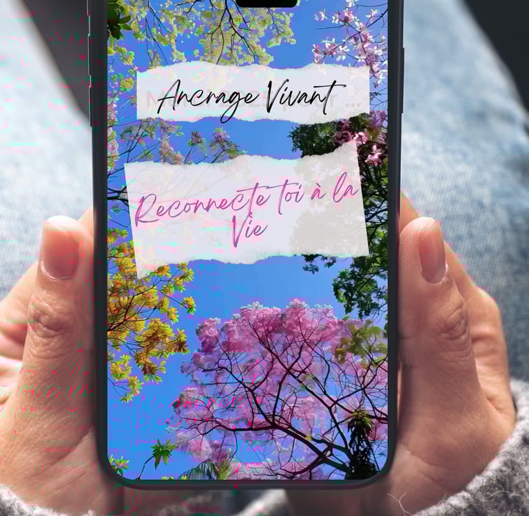 Ancrage Vivant dans les mains d une femme