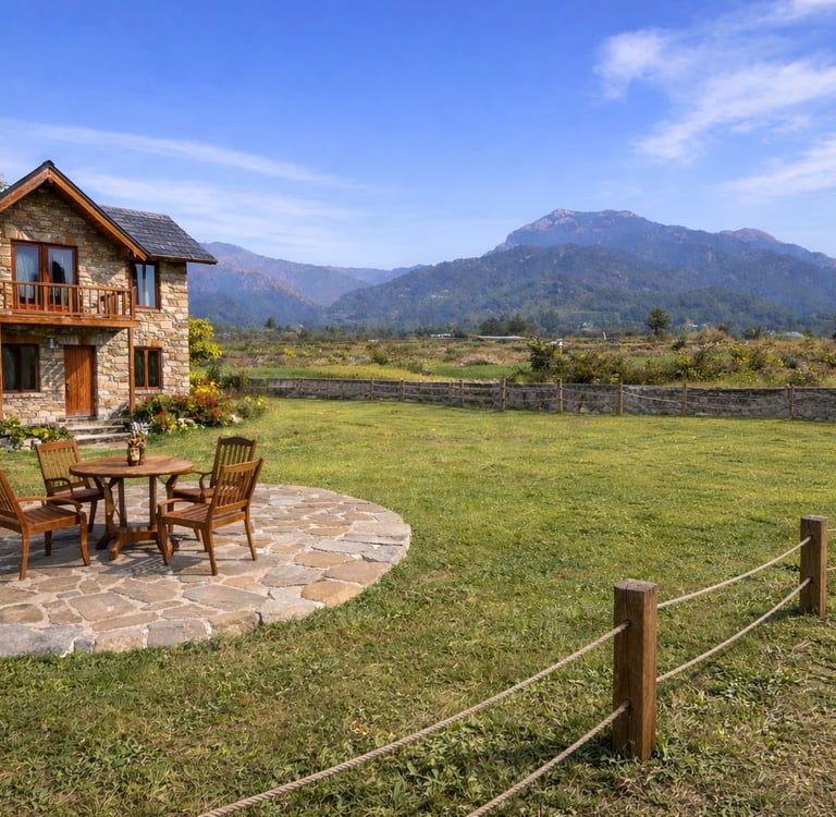 Rustic farmhouse in Kotabagh near Jim Corbett