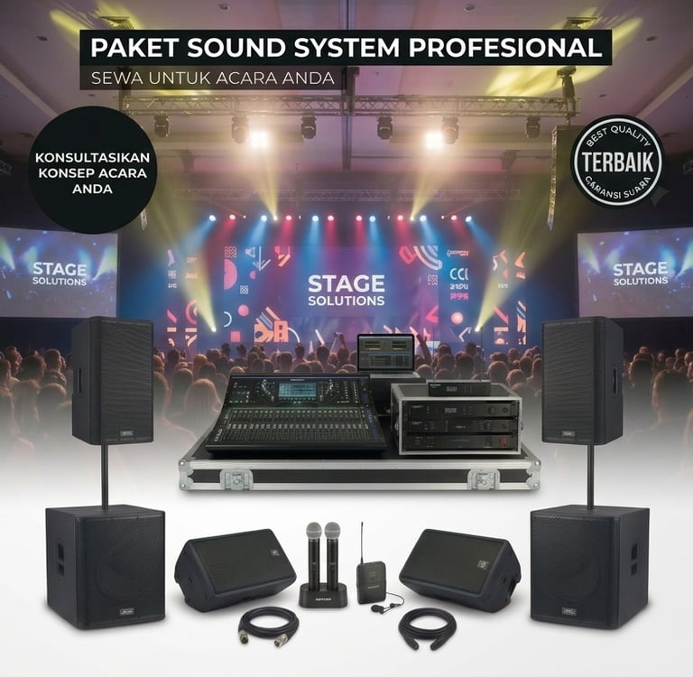 "Paket sewa sound system Jakarta - 2 speaker aktif 15 inch"