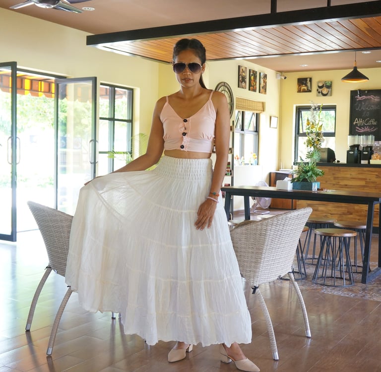 Maxi Cotton Skirt