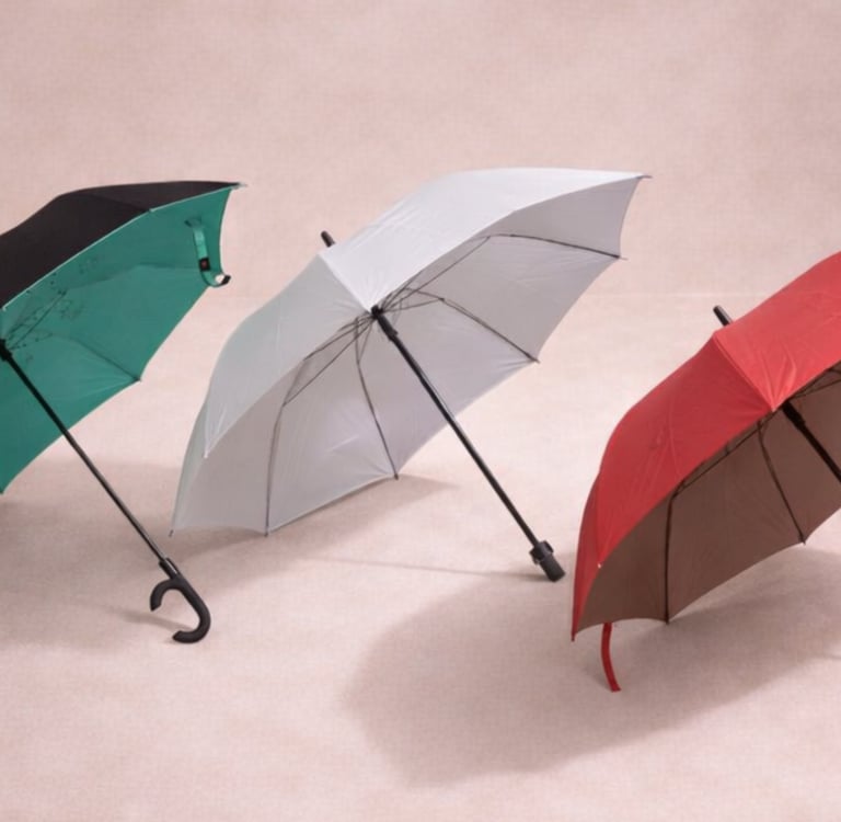 Payung rangka 8 terbuka