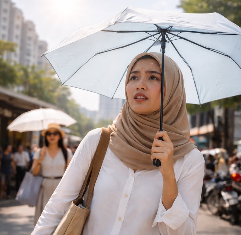 Perlindungan payung saat panas El Niño