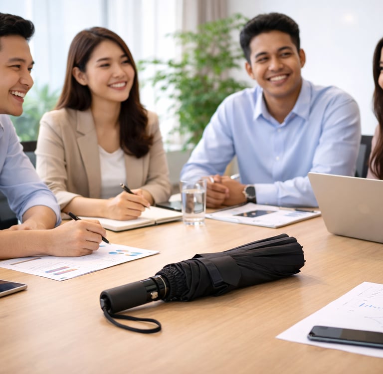 Meeting menentukan merchandise