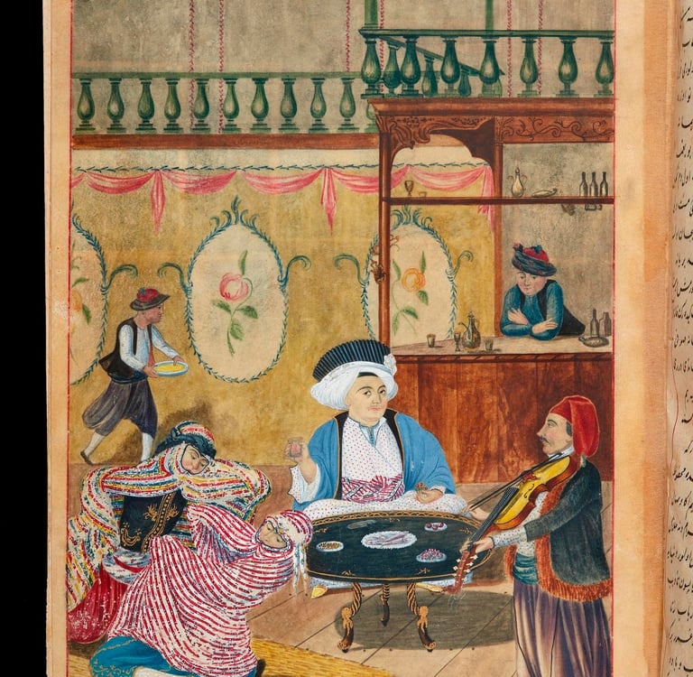 Manuscript. Illustrated compendium of erotic texts 209 leaves