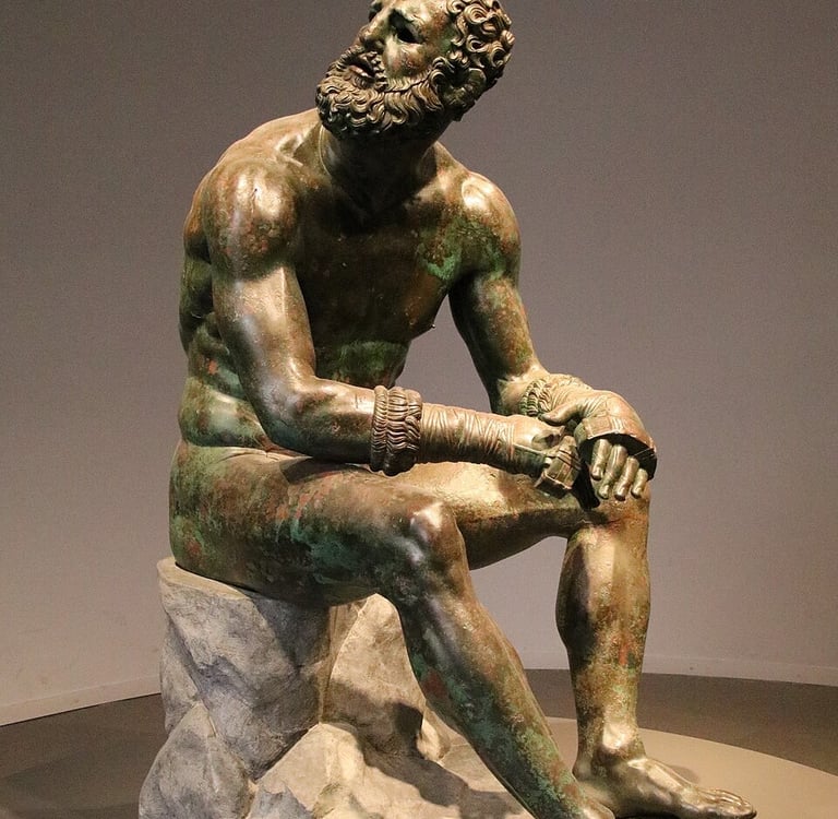 The Boxer at Rest, Hellenistic Greek, c. 1st c. BCE