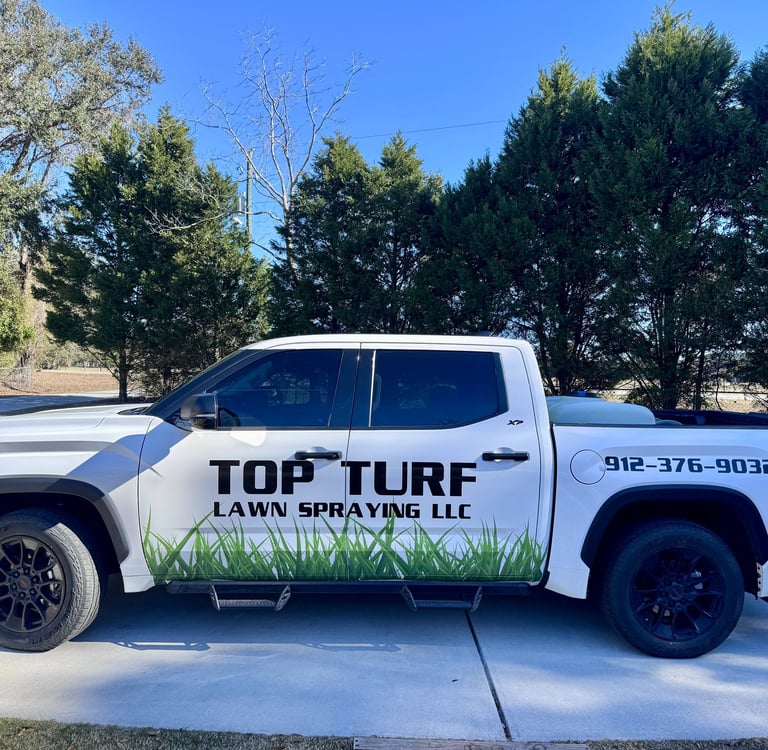 Top Turf Truck with logo