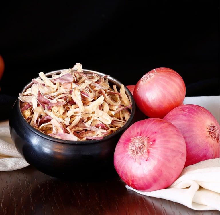 Dehydrated Pink Onion view 2