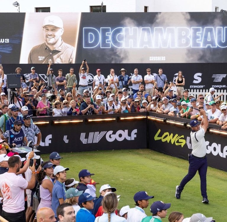 See Bryson DeChambeau of Crushers GC at LIV Golf Indianapolis, August 15-17. (Photo:LIV Golf)
