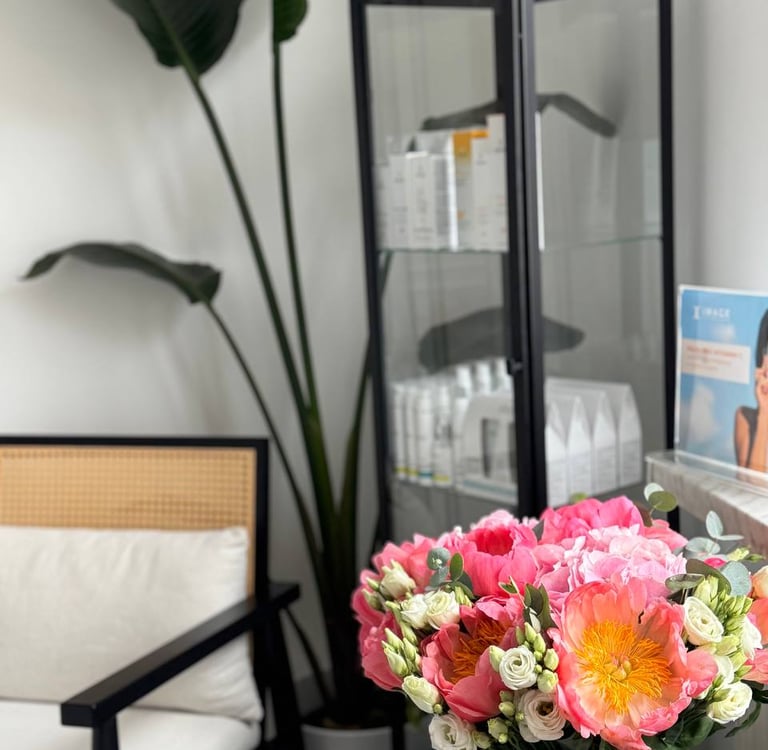 Gabinet kosmetologiczny OG Cosmetology – nowoczesne wnętrze