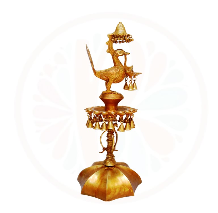 #BrassLamp #IlluminateYourSpace #TimelessElegance #SpiritualDecor #HomeDecor #TraditionalCraftsmansh