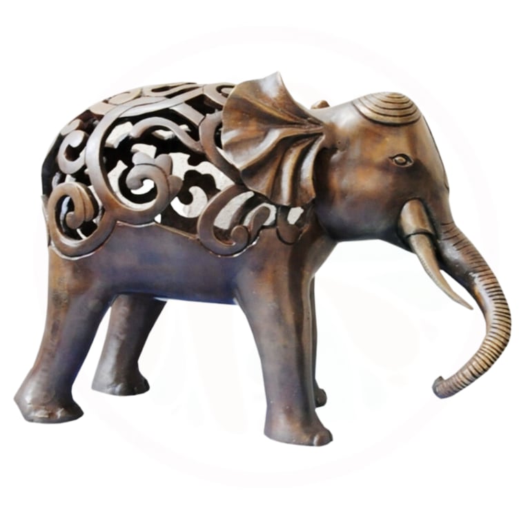 a decorative elephant statue