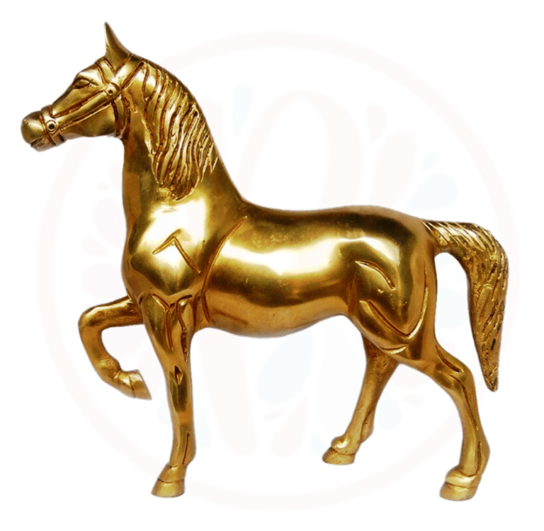 brass horse