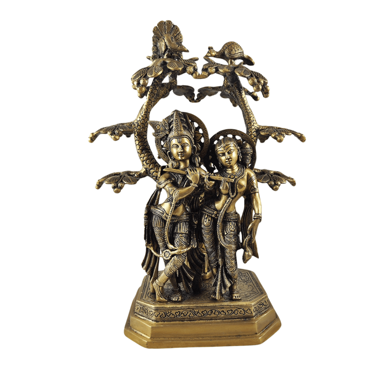 Buy Brass Radha Krishna Idol Online Bulk