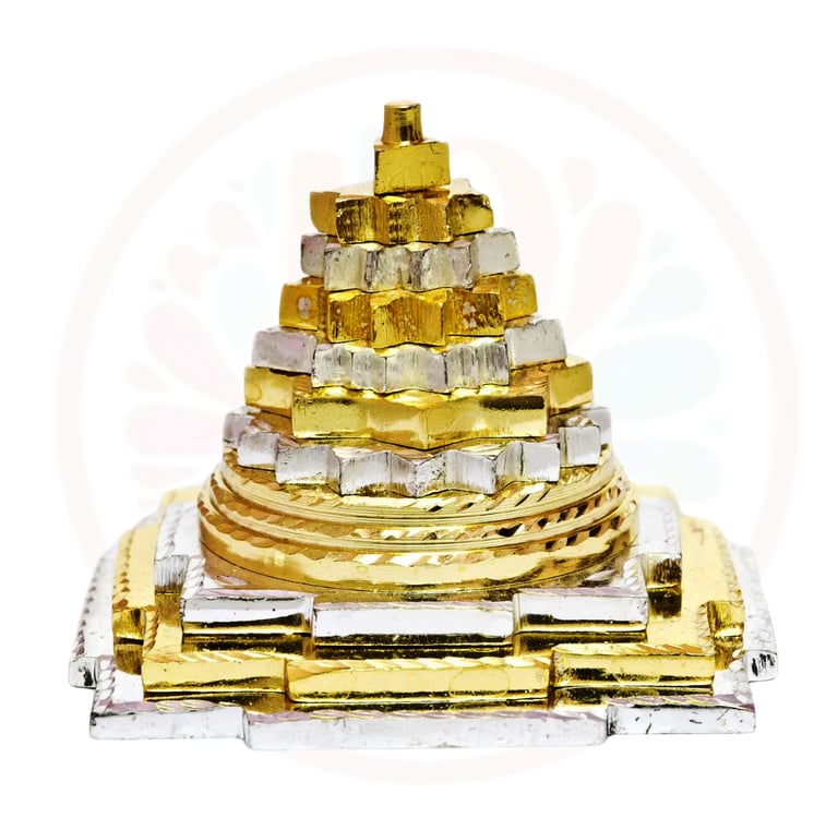 The image displays Shri yantras crafted by Prajjwal International Company Aligarh