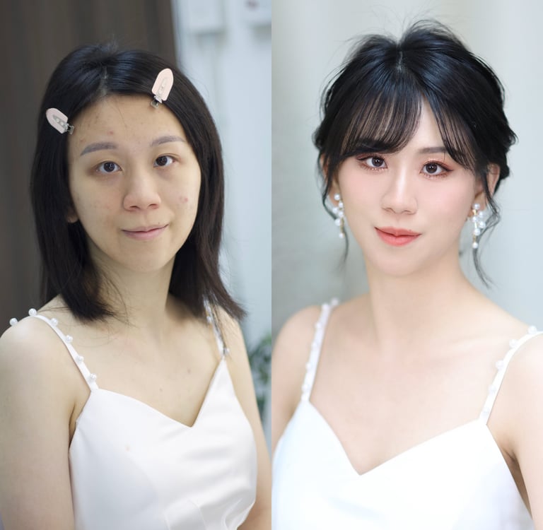 香港婚禮新娘化妝師試妝