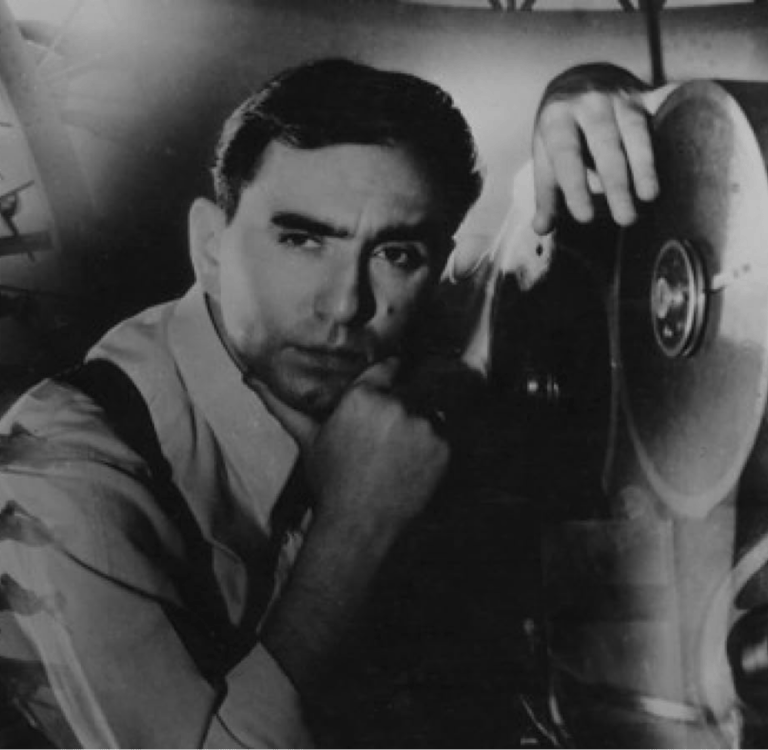 Busby Berkeley studio portrait – Hollywood visionary deep in thought