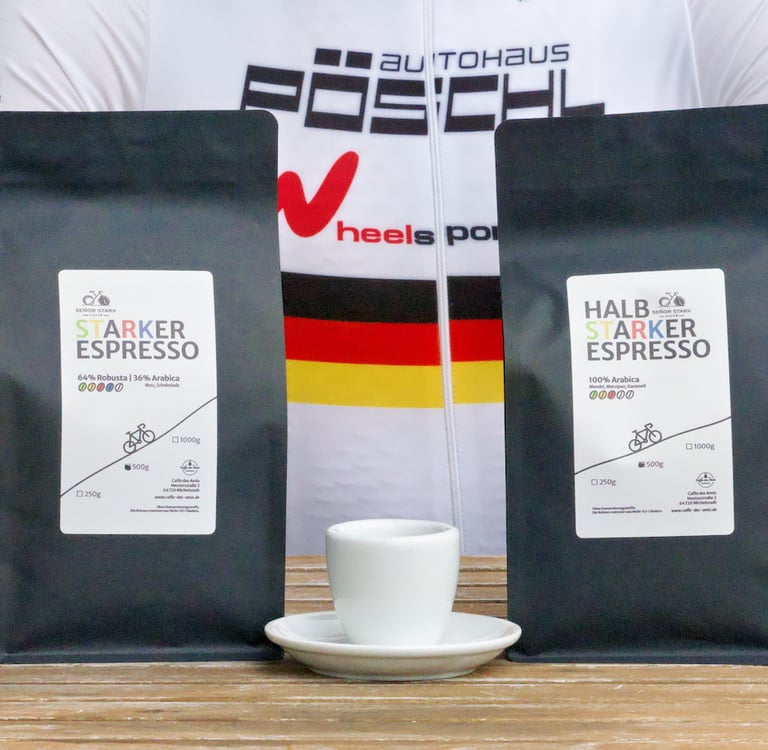 Starker Espresso & Halbstarker Espresso vom deutschen MTB Meister Sascha Starker