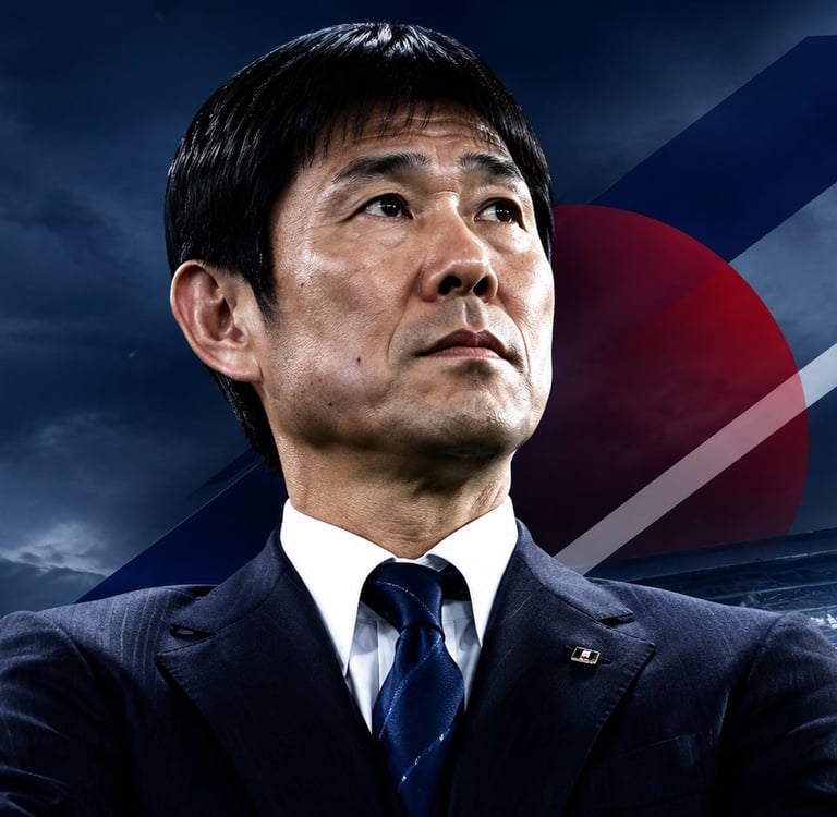 Le sélectionneur du Japon, Hajime Moriyasu