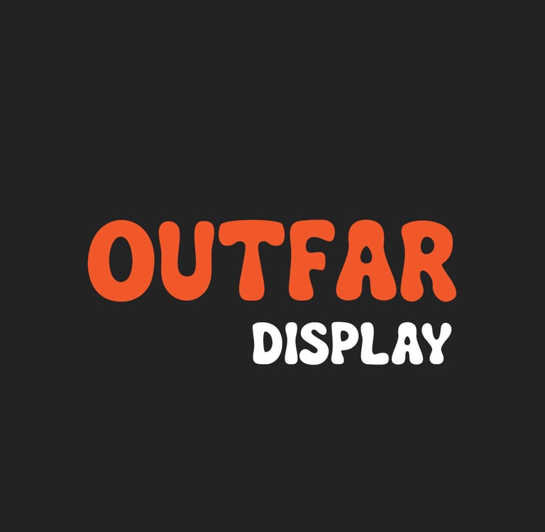 Outfar title card learn more about this typeface by Lobotype.