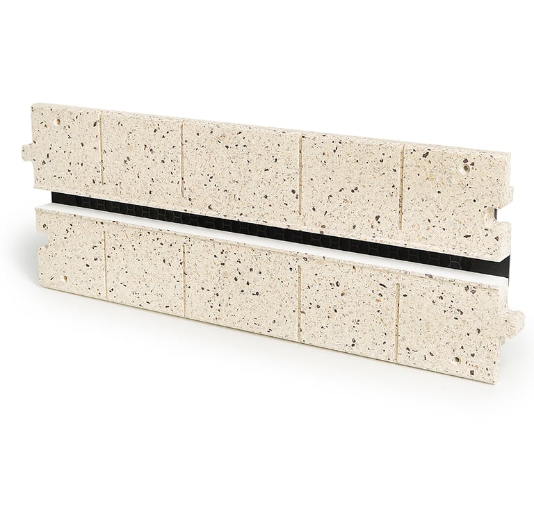 ERGOVENT LINEO PRO PUZZLE 1-slot moulage 20x500mm front view showing slot grille and puzzle lock edges