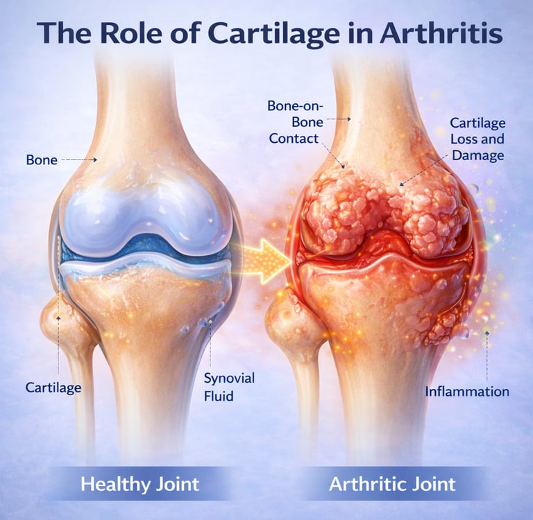 Role of Cartilage - RoseRise-C by Spiritual Biosciences LLP