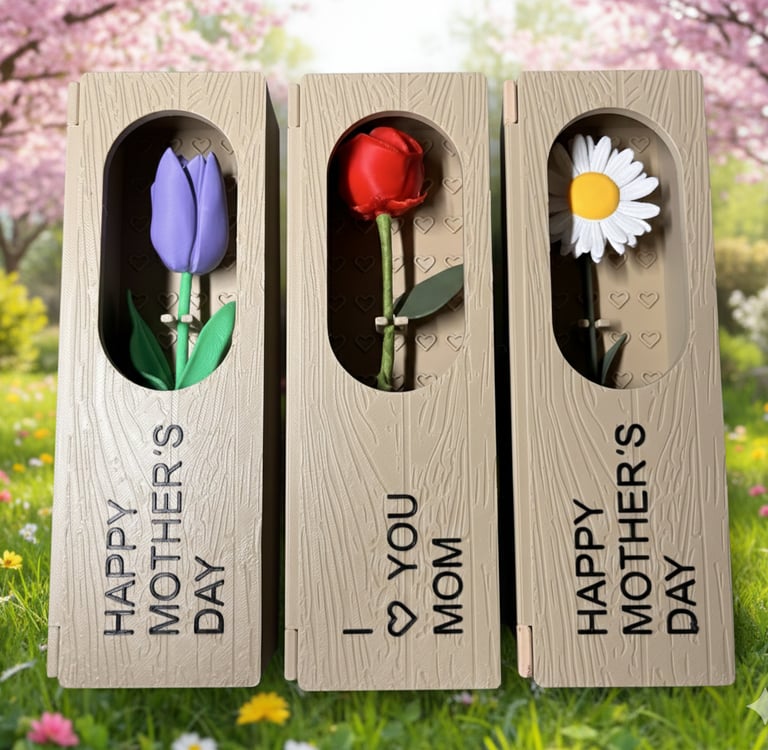 Mother's Day flower gift boxes
