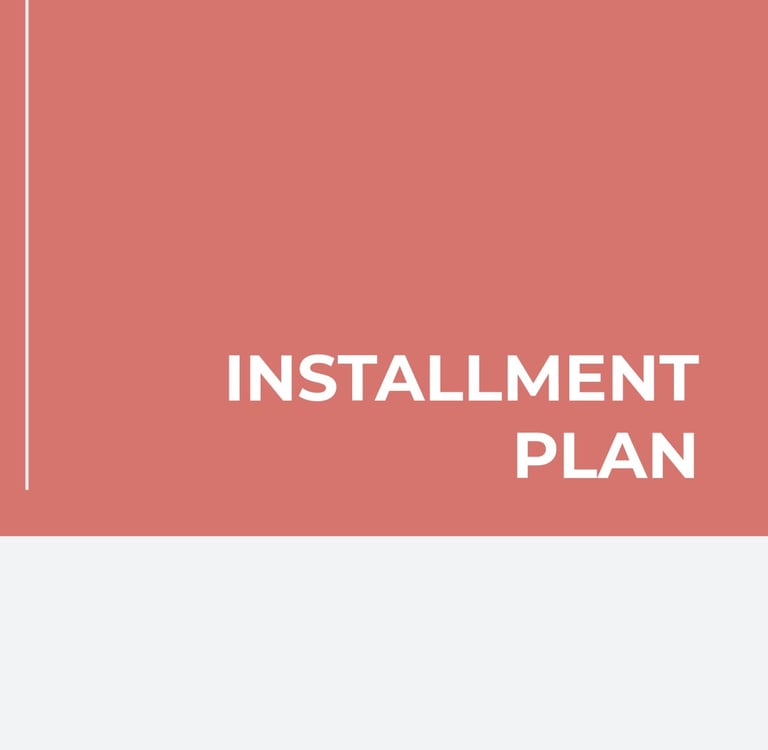 How installment plans work in real estate payments with down payment and monthly installments