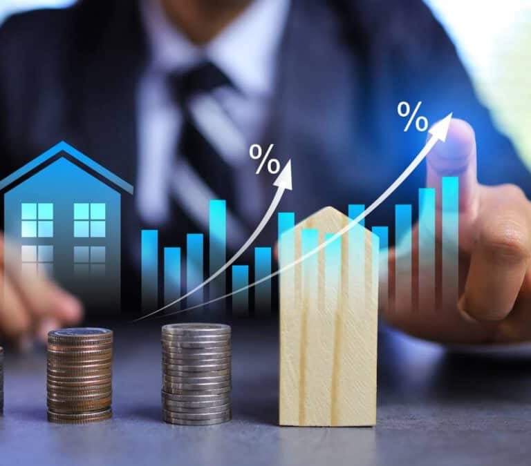 Real estate as a hedge against inflation showing property value growth