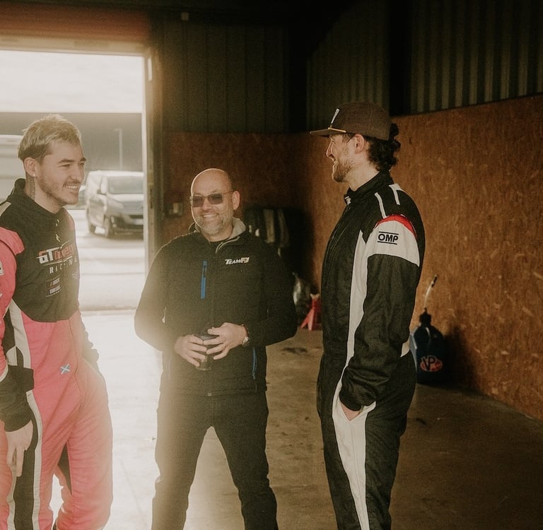 Jason Friday, Jack Davidson, and Jerome Euro NASCAR