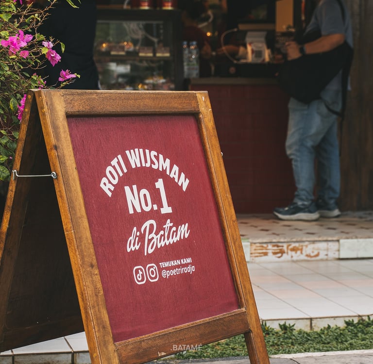 a sign of Poetri Radja Batam