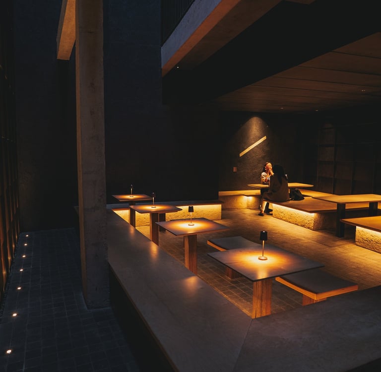 urban minimalism interior at itsumo TART Batam