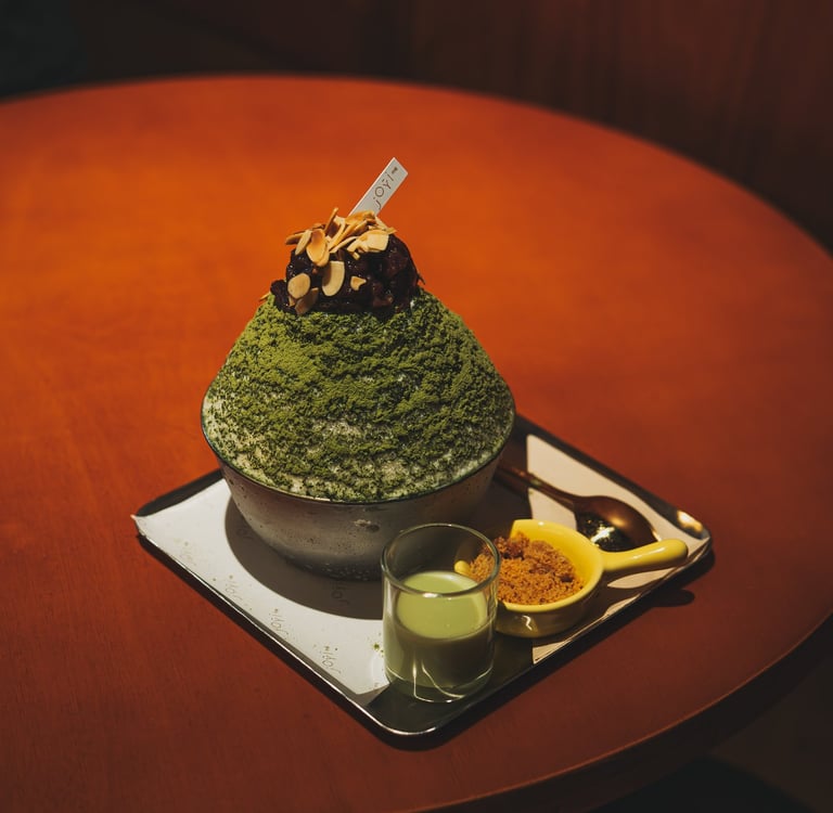 Matcha Bingsoo at Joyi Bakes Batam
