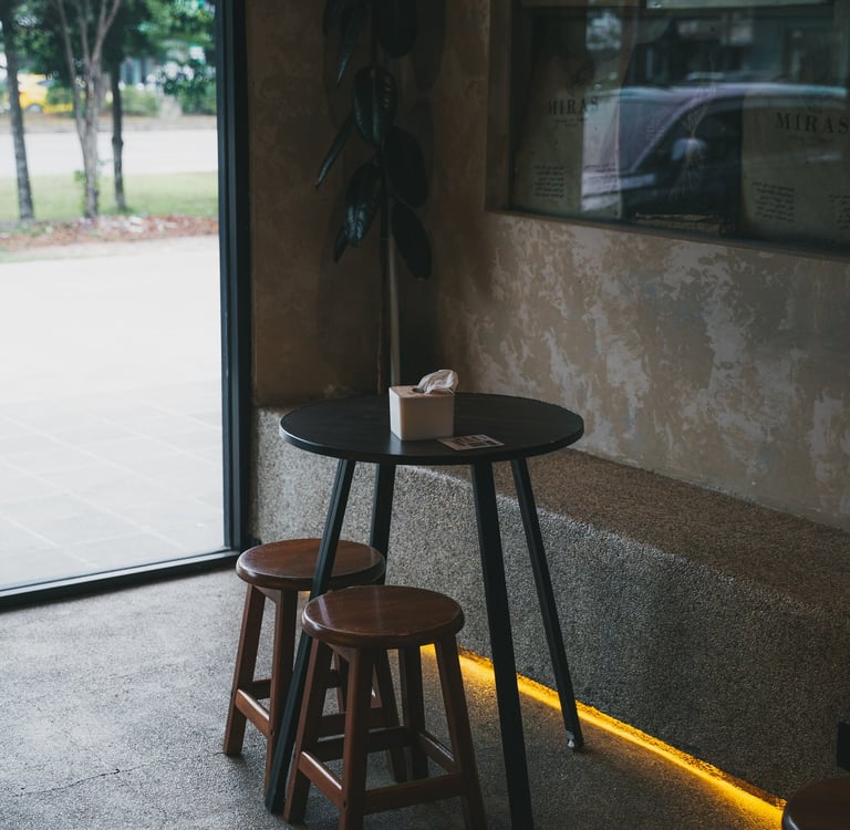 urban seating area at ta.ti.do Batam