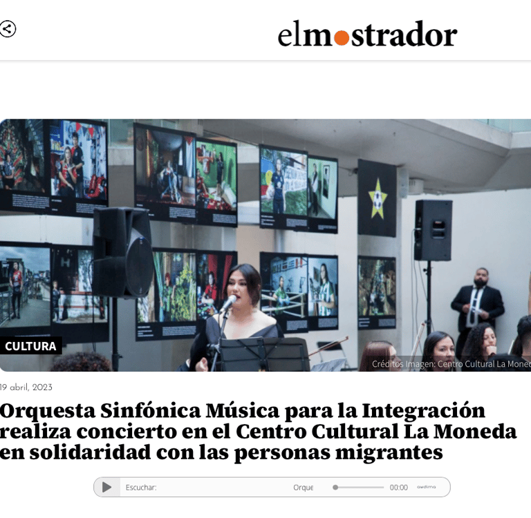 Eloy Rojas Quintero Dirige a Nelson Vinot y su Tierra Sagrada en La Moneda