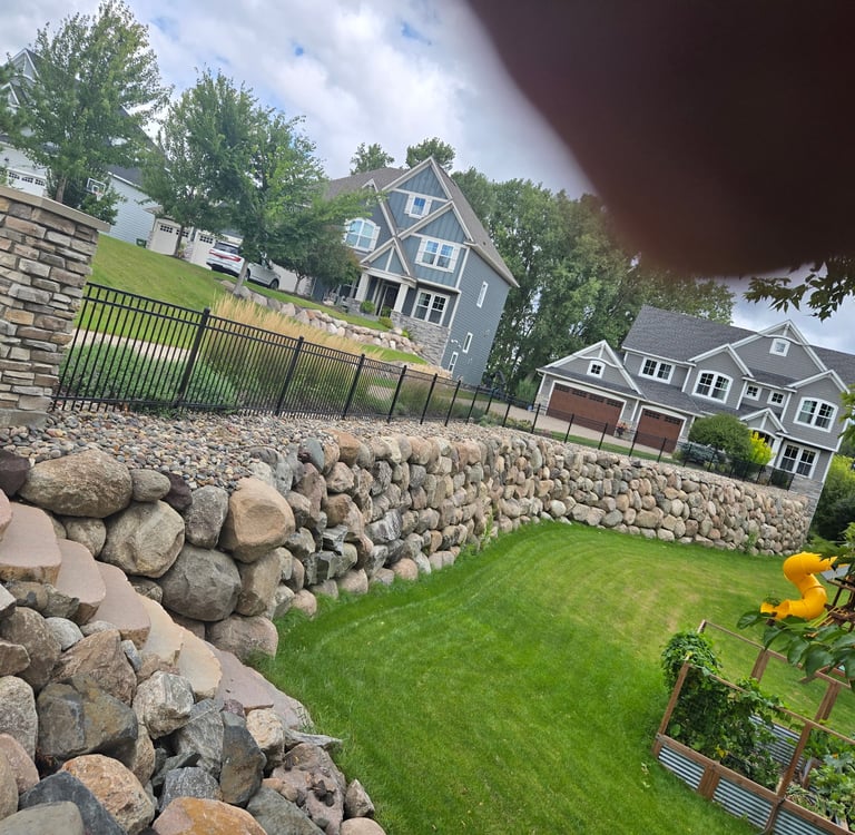retaining wall contractors maple grove mn