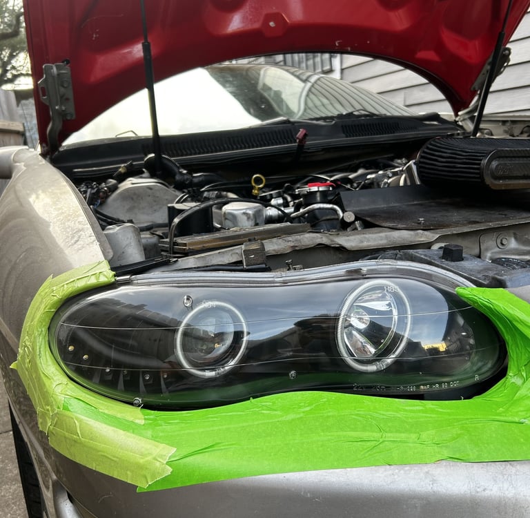 1996 Chevrolet Camaro clear headlights