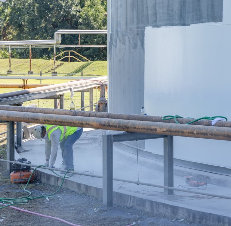 Worker at a construction site
