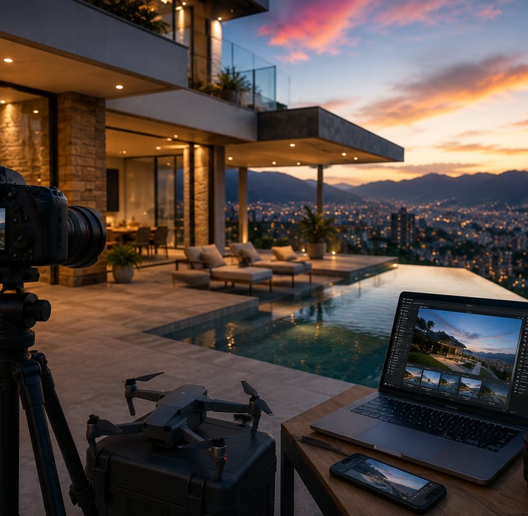 `Producción audiovisual para vender inmuebles en Colombia`