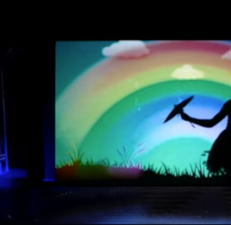 spectacle musical ombre chinoise sur le thème des sens