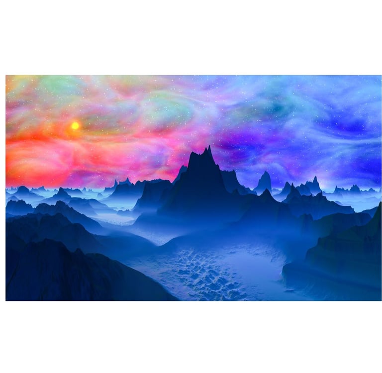 image  paysage fantastique symbole massages signatures