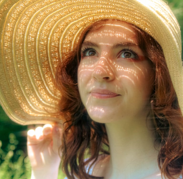 ethereal senior portrait, northern virginia photographer