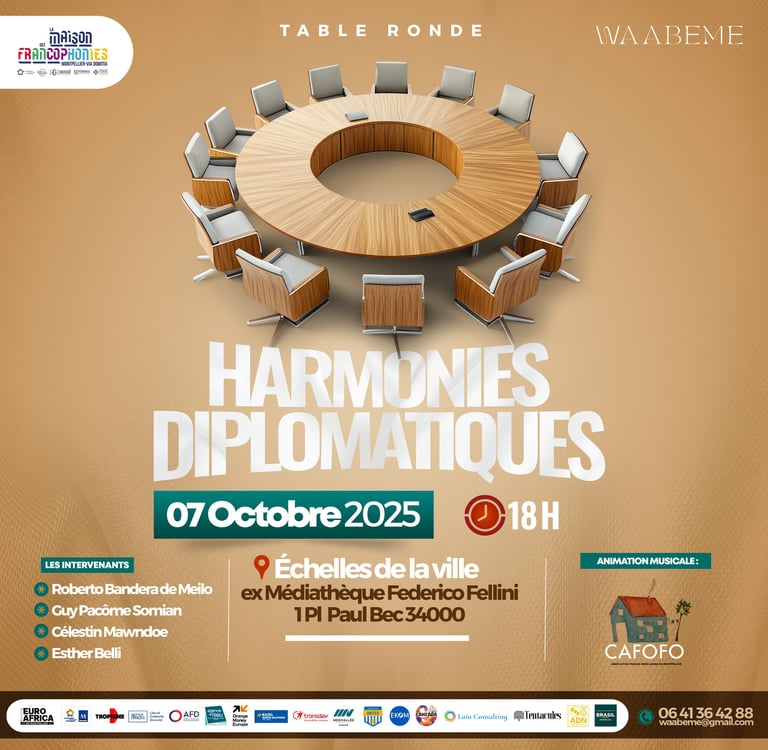 Affiche Harmonies Diplomatiques 07 octobre