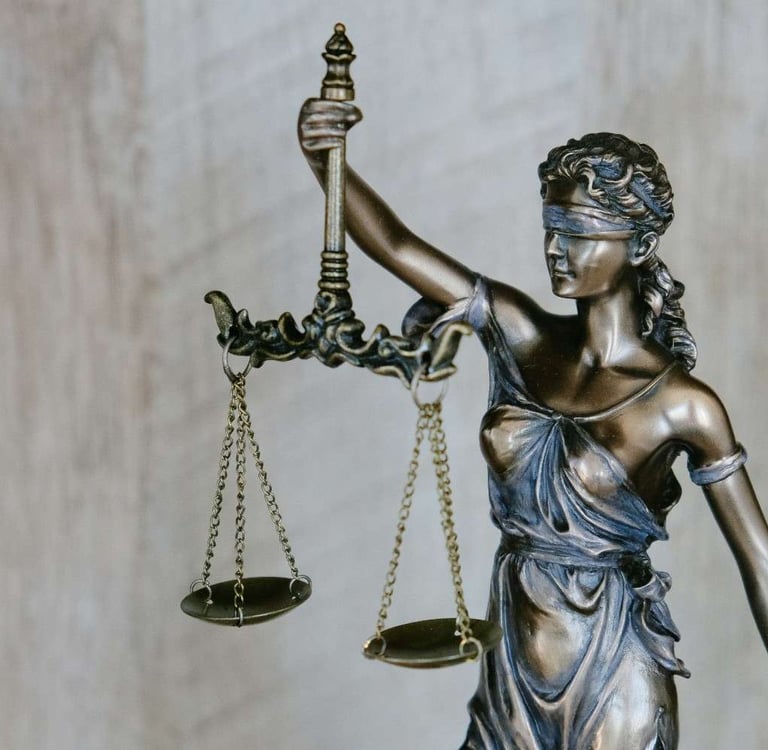 Attorney reviewing case documents in a professional Colorado Springs law office