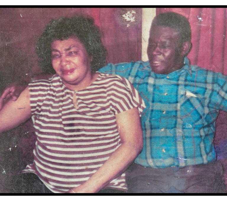 African American male and female grandparents