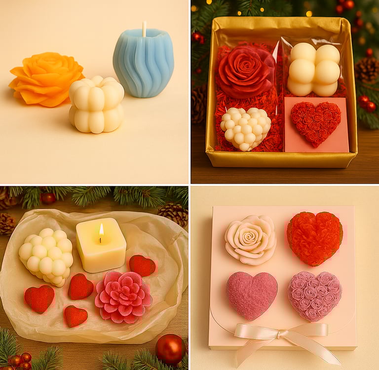 Handcrafted natural beeswax scented candle by Fragrant Flame by Briana