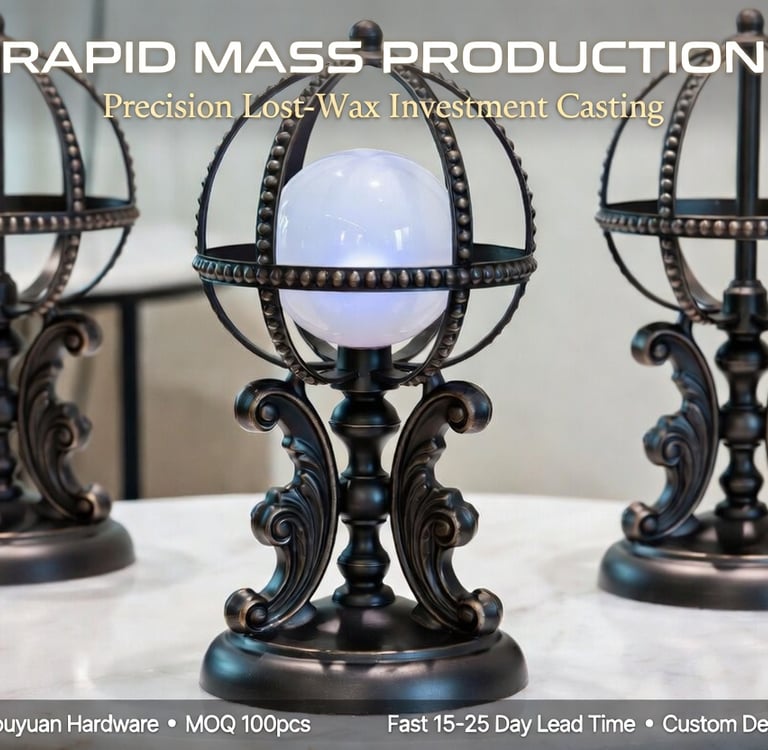 Mass-produced decorative castings