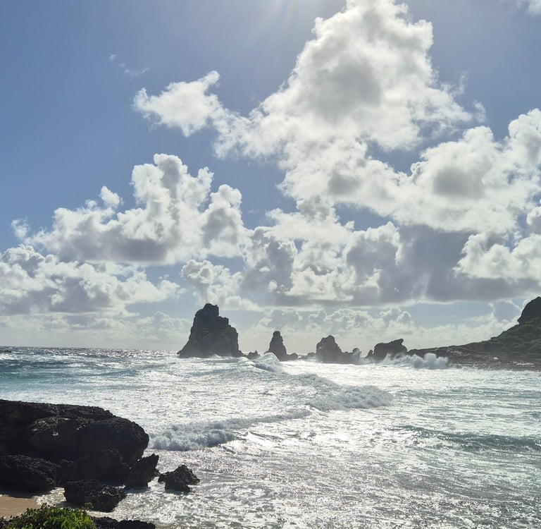 la pointe des chateaux à 30mn de la villa jolan