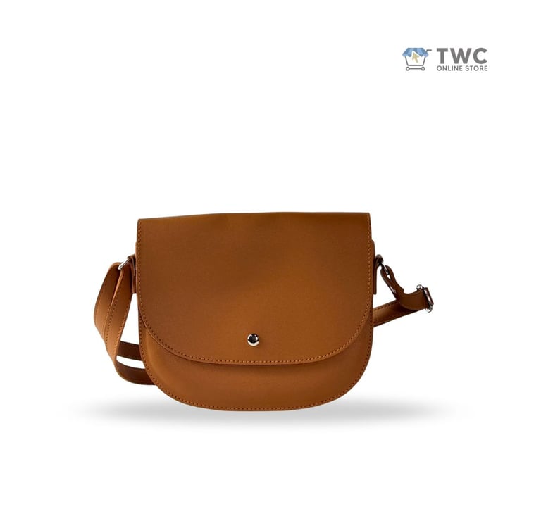 Marie Ladies Shoulder Bag (Tan) Leather