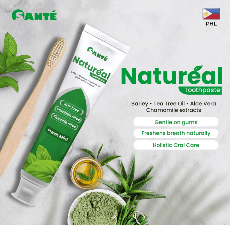Sante - Natureal Toothpaste - Fluoride Free - Paraben Free - SLS Free