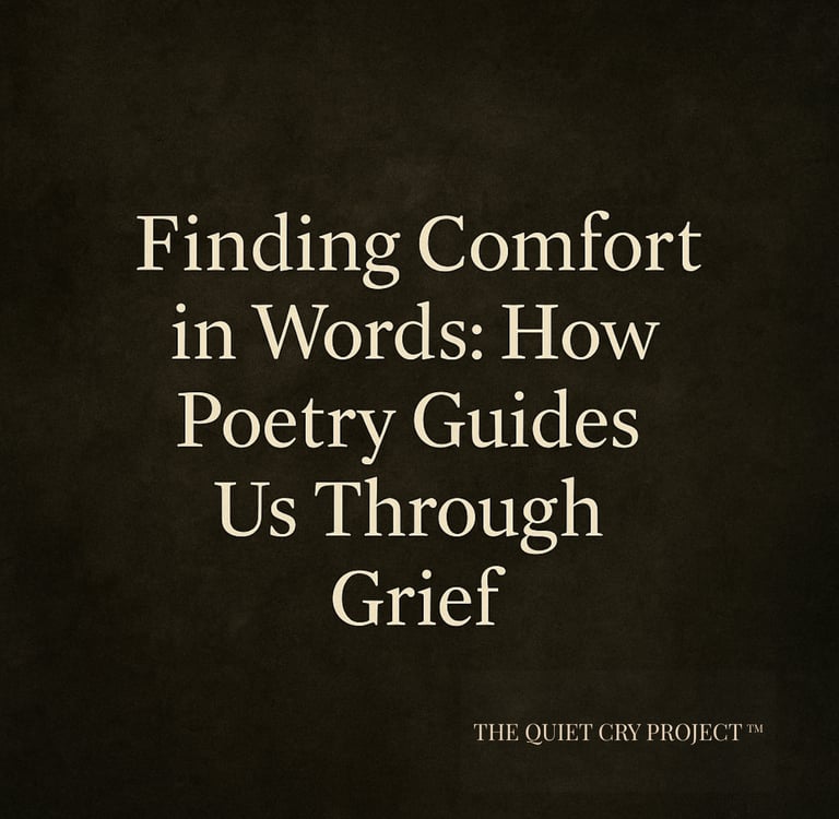 the quiet cry project grief support